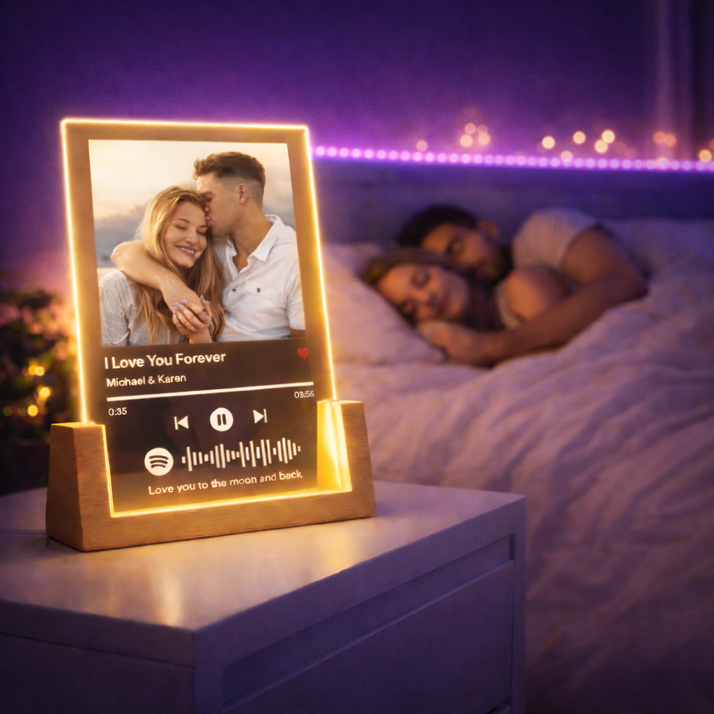 מיוזיק גלאס | תמונה עם שיר בעיצוב אישי